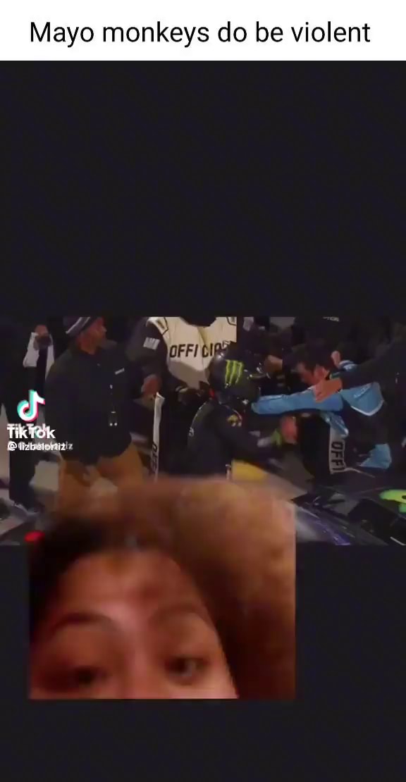 Mayo monkeys do be violent )