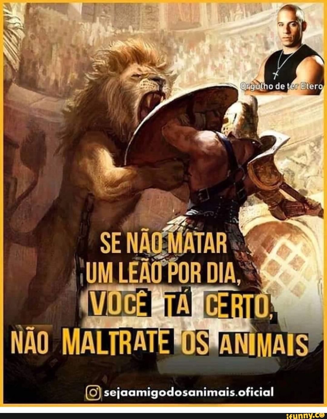 do
SE UM LEAO POR DIA,
NÃO MALTRATE
oficial