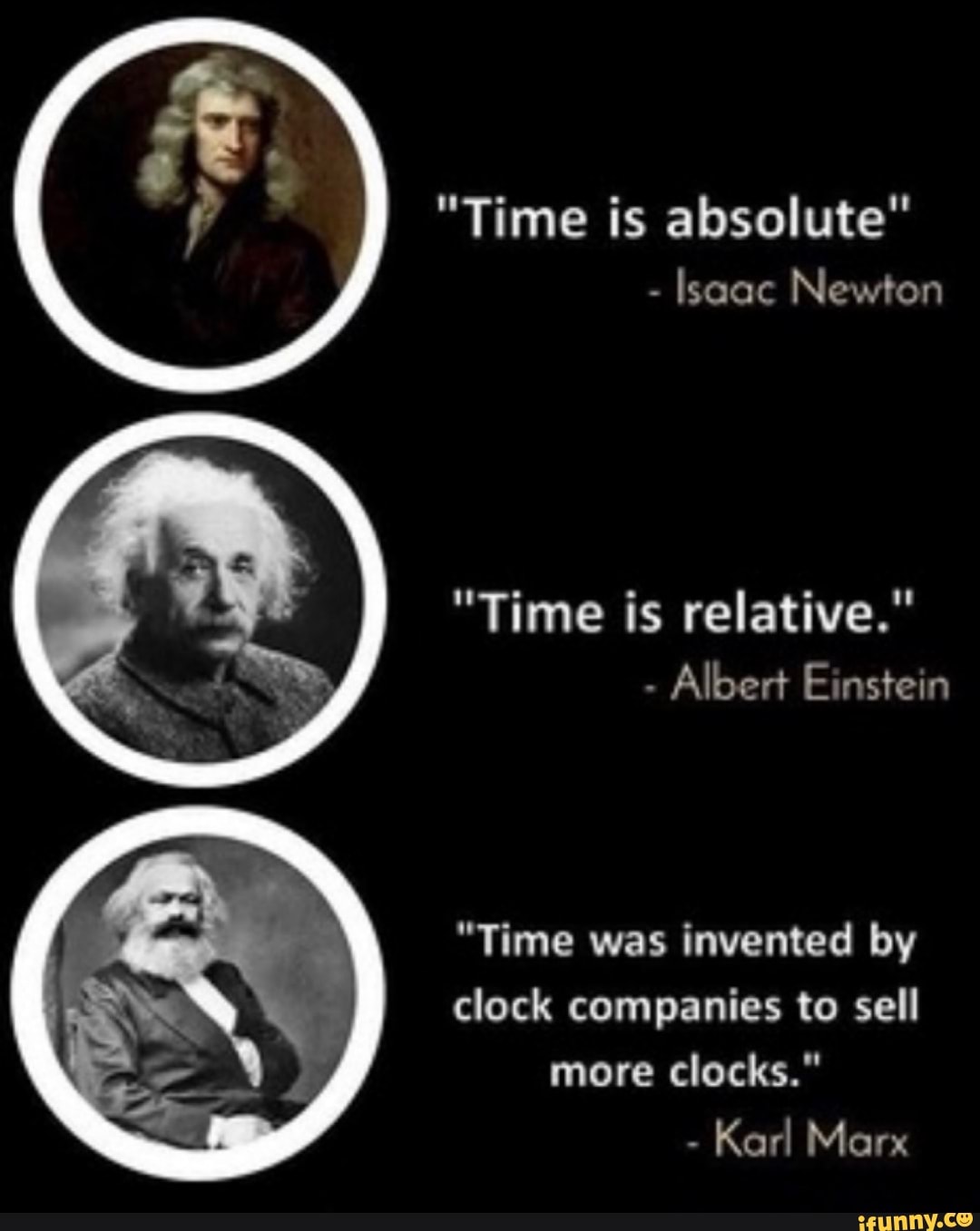 "Time is absolute" lsaac Newton "Time is relative." Albert Einstein