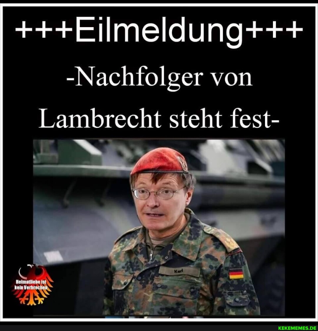 -Nachfolger von Lambrecht steht fest- SA