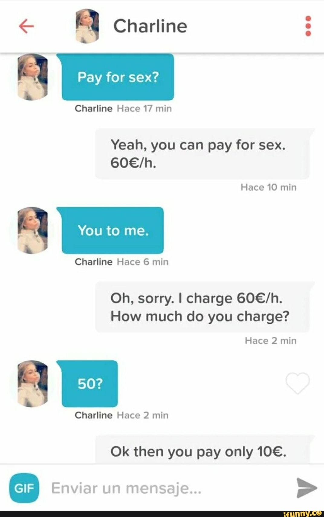 50 I I Charline Pay For Sex Charline Face 17 Min Yeah You Can