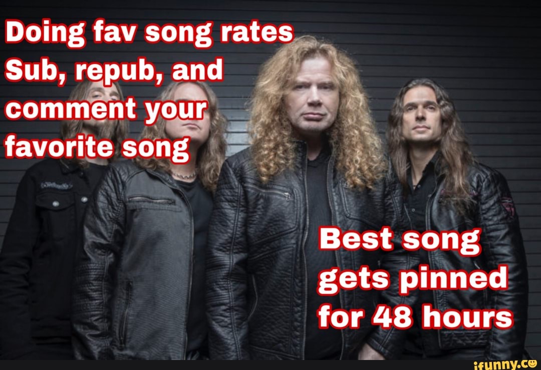 Doing fav song rates,
Sub, repub, and Fá
comment ETT MH
I
favorite song (52. 1%
AS
v it
Best song
gets pinned
for 48 hours
