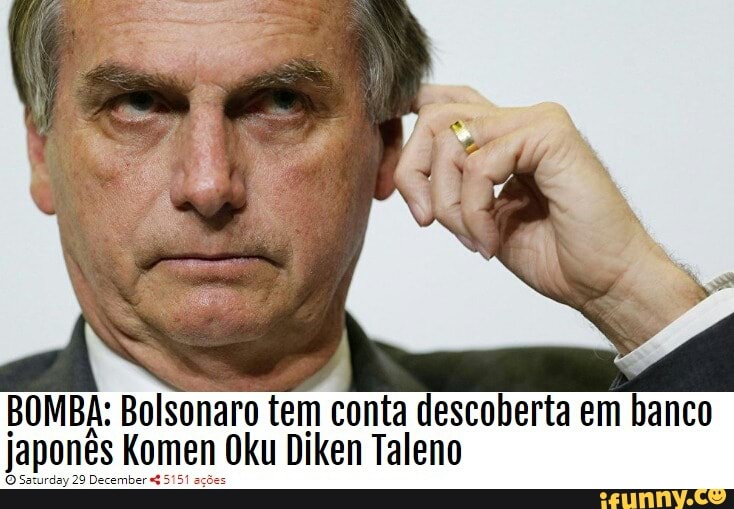 BOMBA: Bolsonaro tem conta descoberta em banco