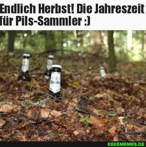 ndlich Herbst! Die Jahreszeit ür Pils-Sammler: