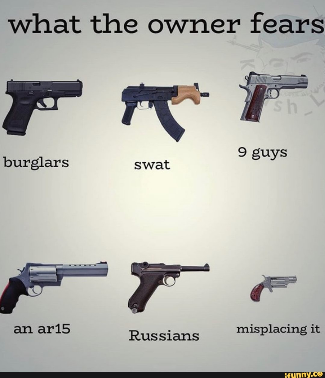what the owner
fears