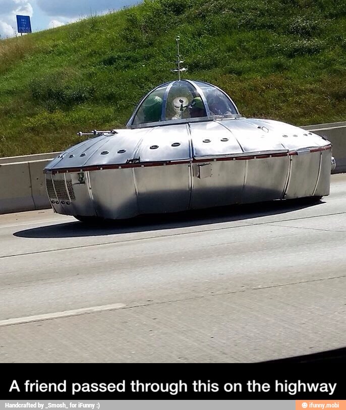 A friend passed through this on the highway - A friend passed through this on the highway