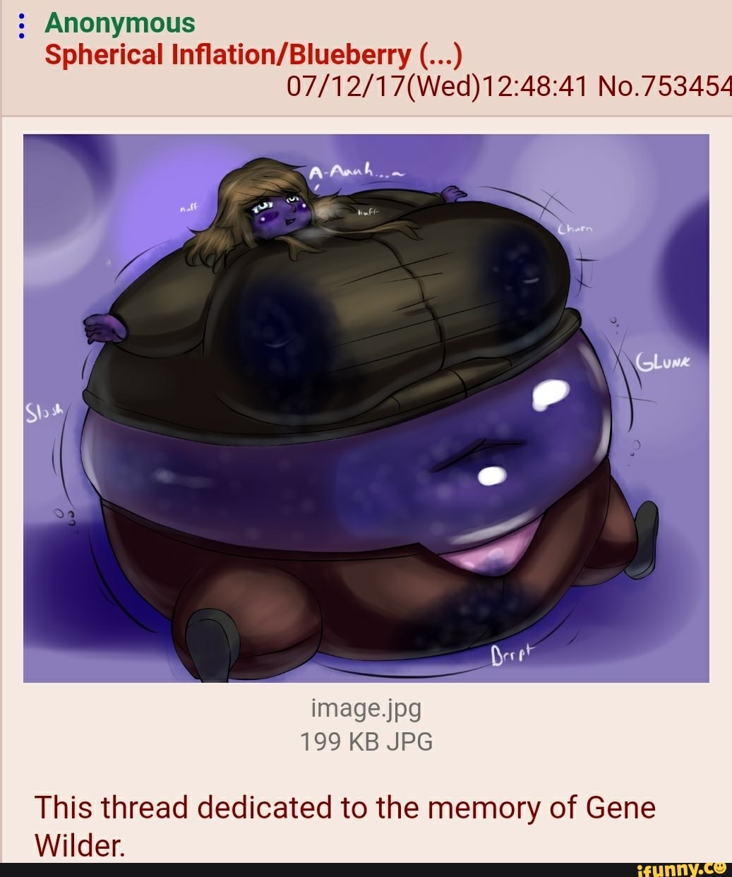 Blueberry inflation thread