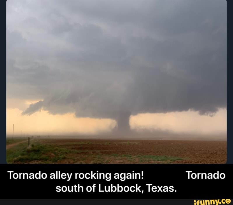 Tornado alley rocking again! Tornado south of Lubbock, Texas. - Tornado ...