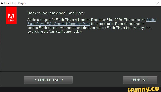 Adobe flash player eol general information page что делать