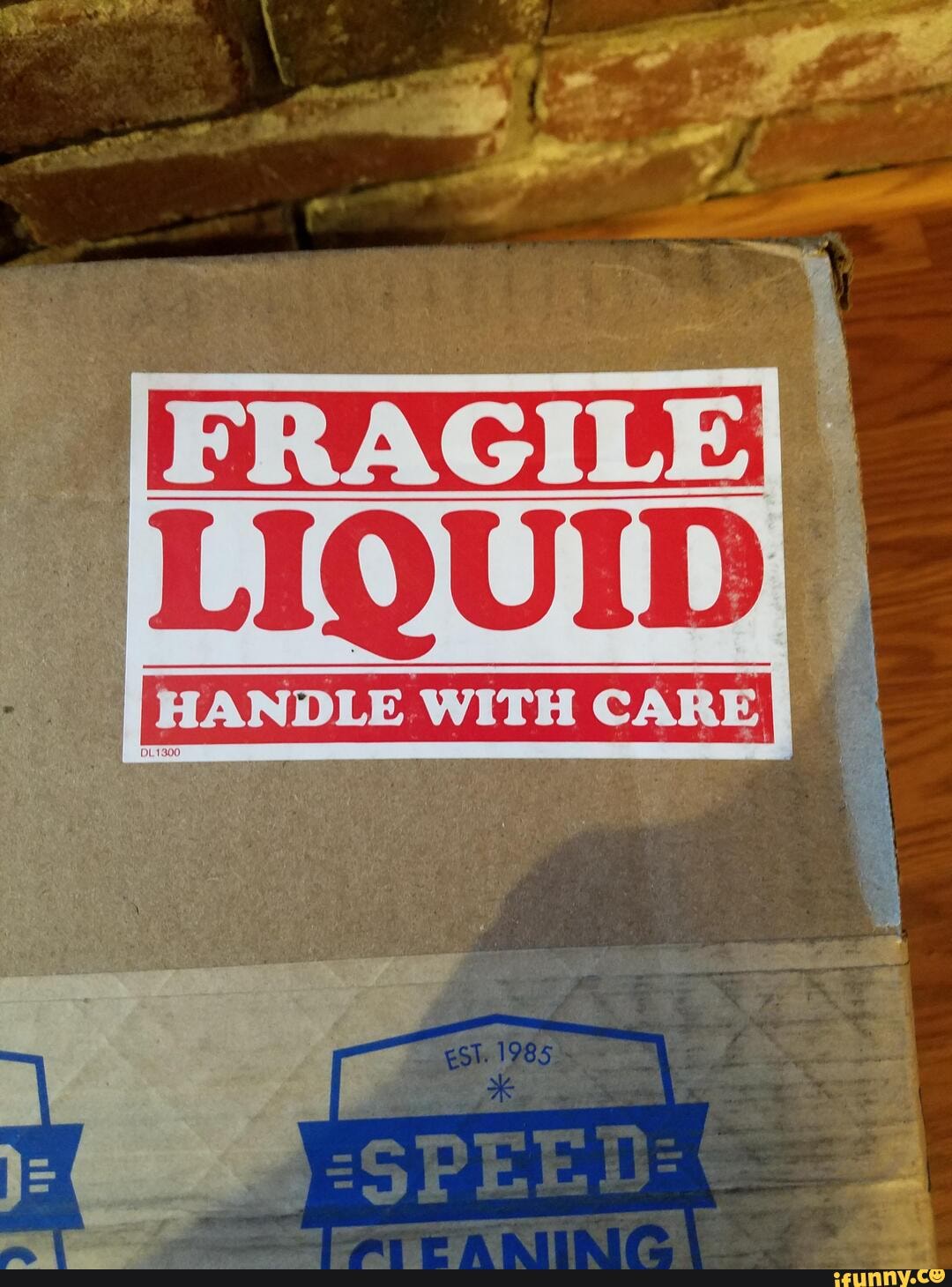 LIQUID HANDLE WITH CARE DL 1300 iFunny