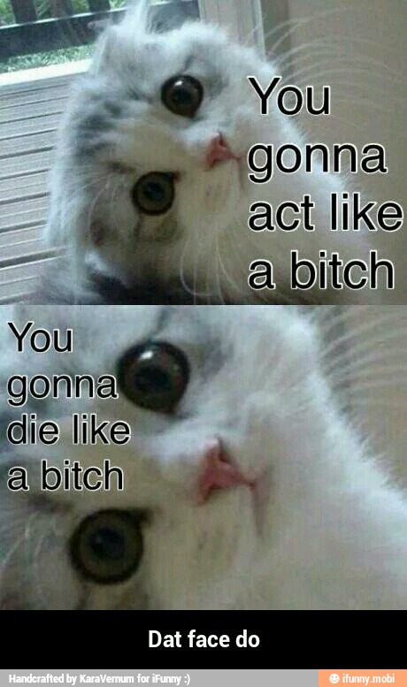 gonna
act like
You
gonna
Dat face do - Dat face do