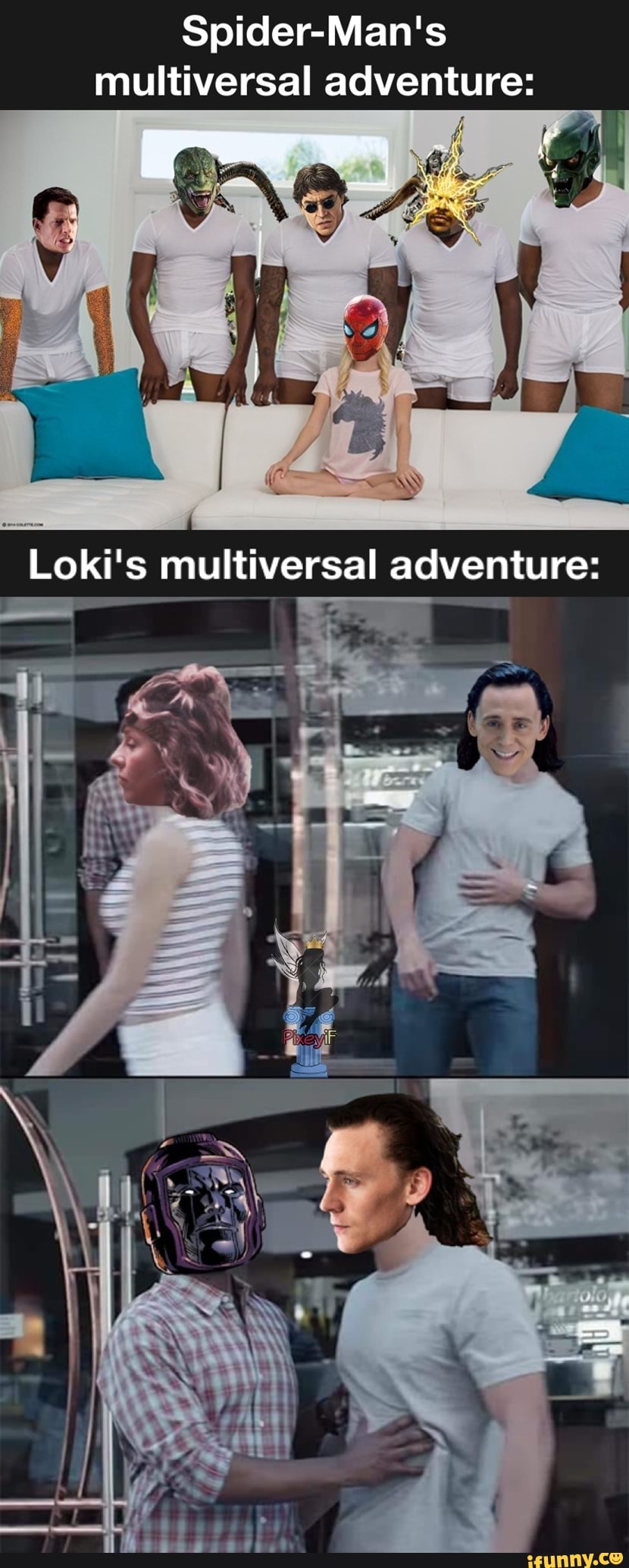 Spider Mans Multiversal Adventure Lokis Multiversal Adventure Ifunny