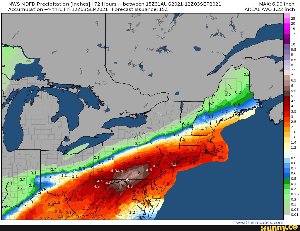 And Here Is An Updated NWS Forecast Total Accumulated Precipitation ...