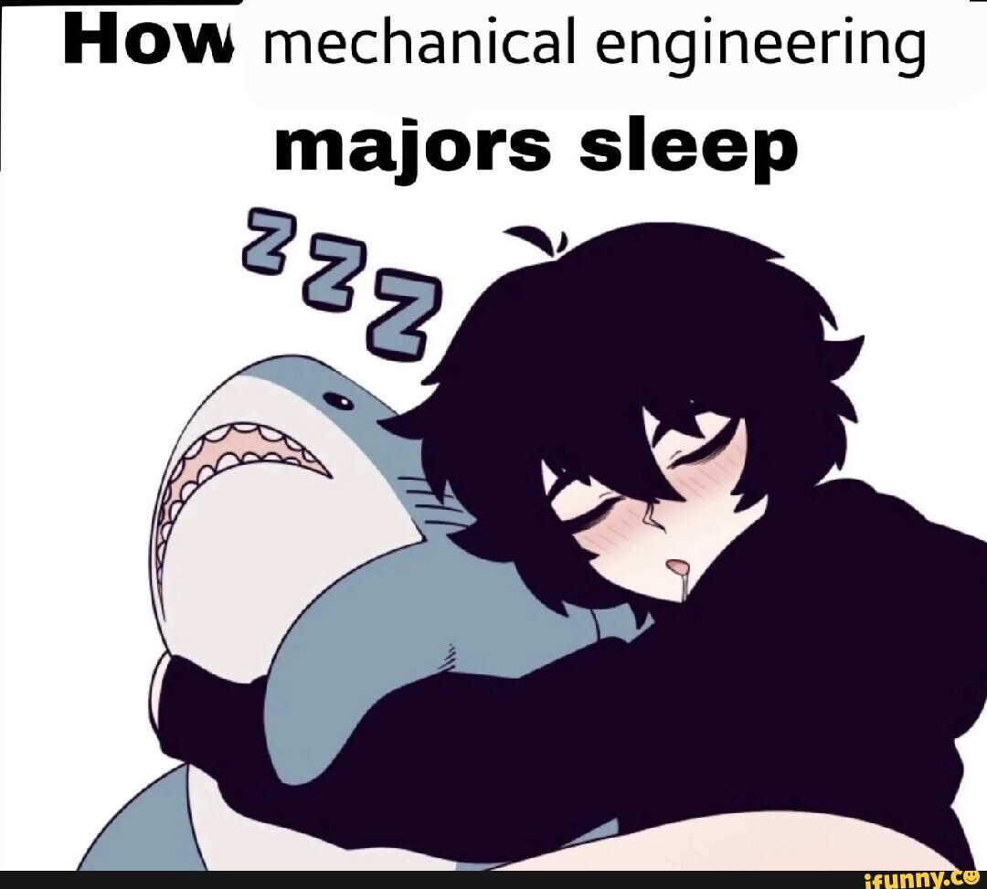How mechanical engineering majors sleep ifunny