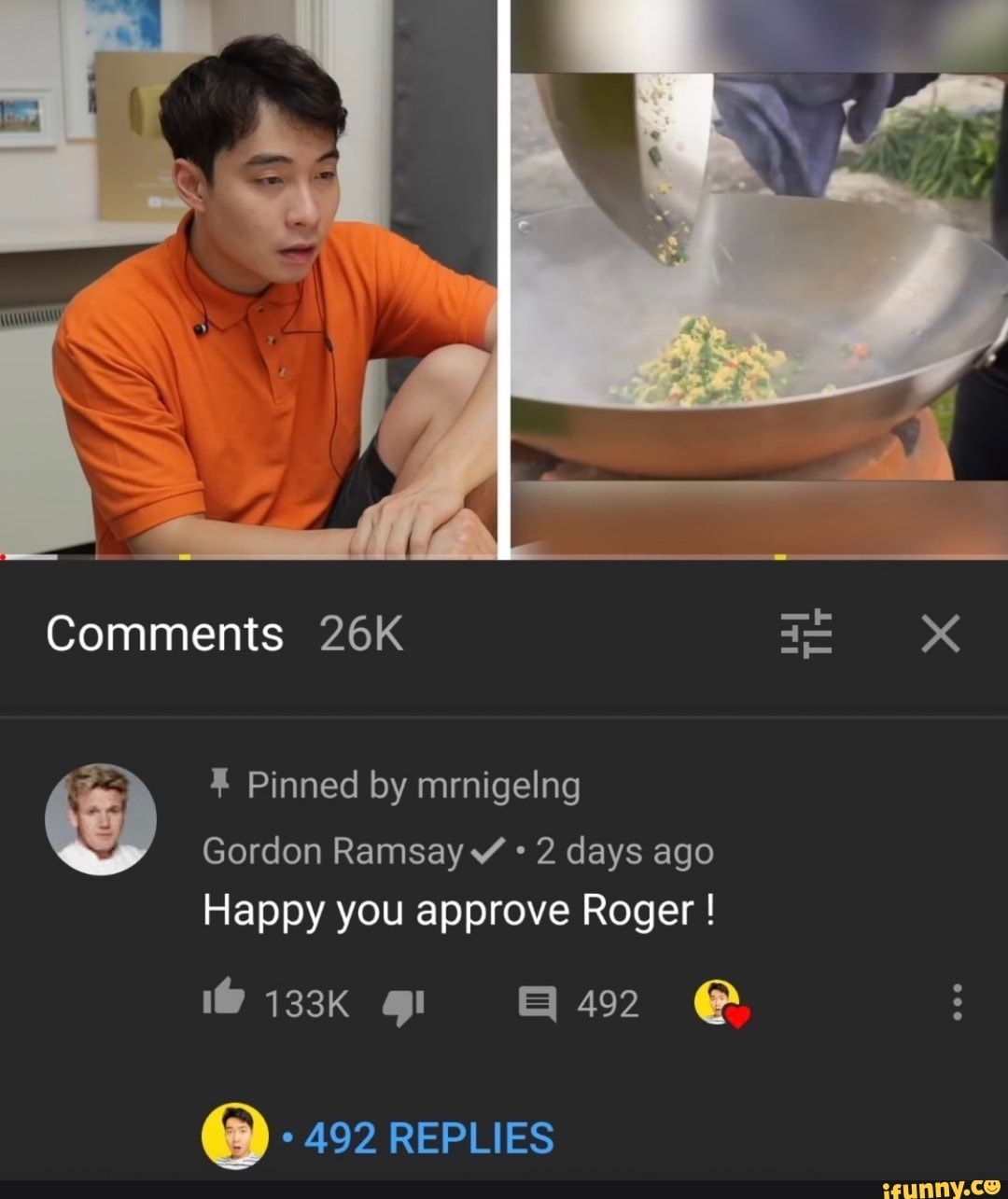 Comments
Pinned by mrnigelng
Gordon Ramsay 2 days ago
Happy you approve Roger !
133K
492 REPLIES