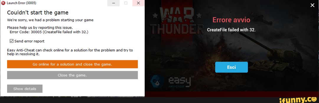 launch-error-30005-couldn-t-start-the-game-by-id-problem-createfile