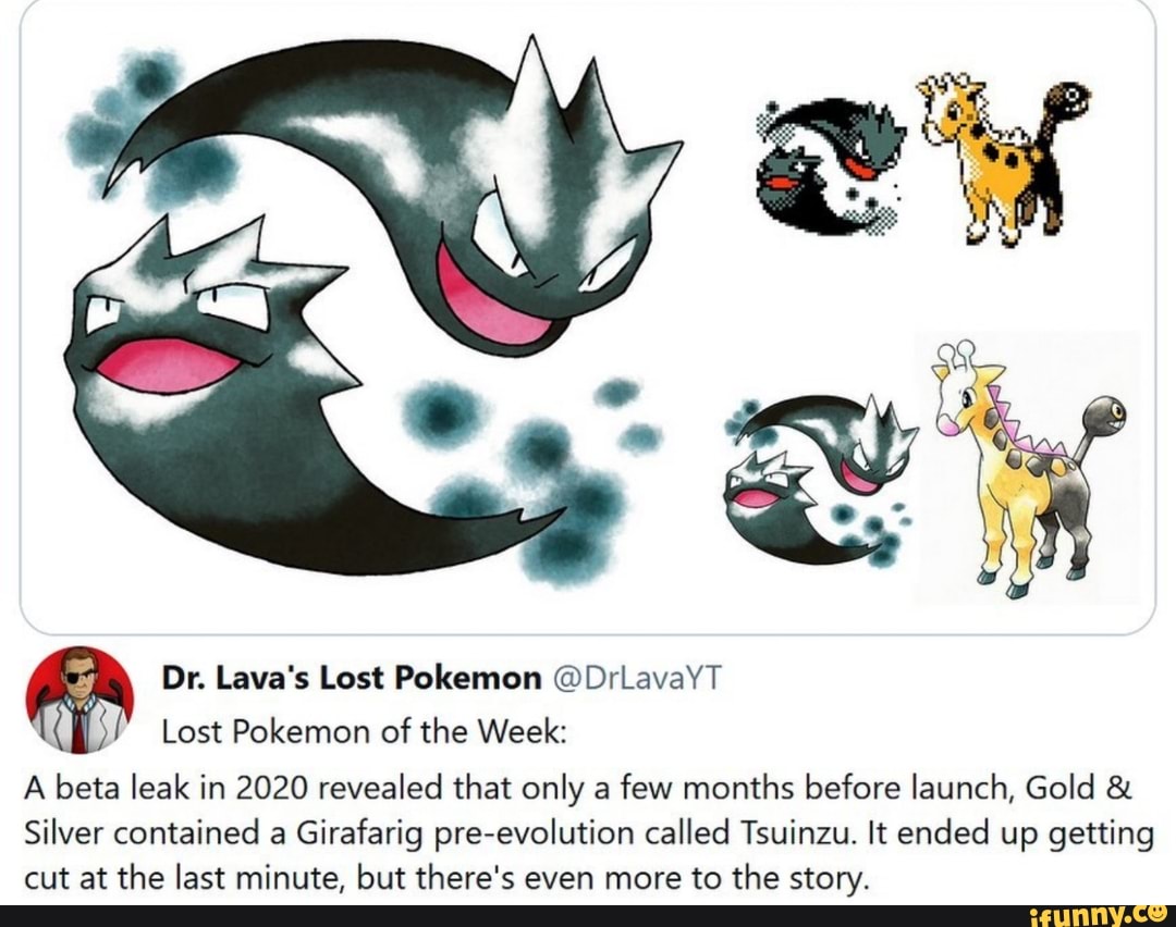 Dr. Lava's Lost Pokemon Dream World Pokemon: This artwork was