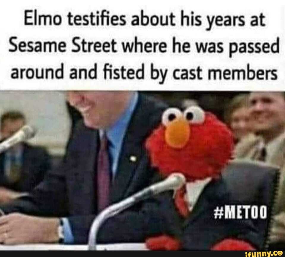 Elmo testifying in court - Elmo testifies about his years at Sesame ...