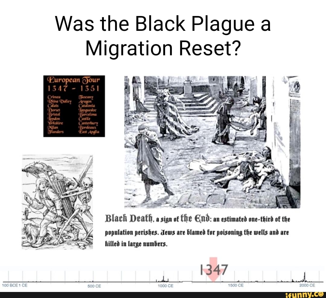Was the Black Plague a Migration Reset? European Black Death, sign of