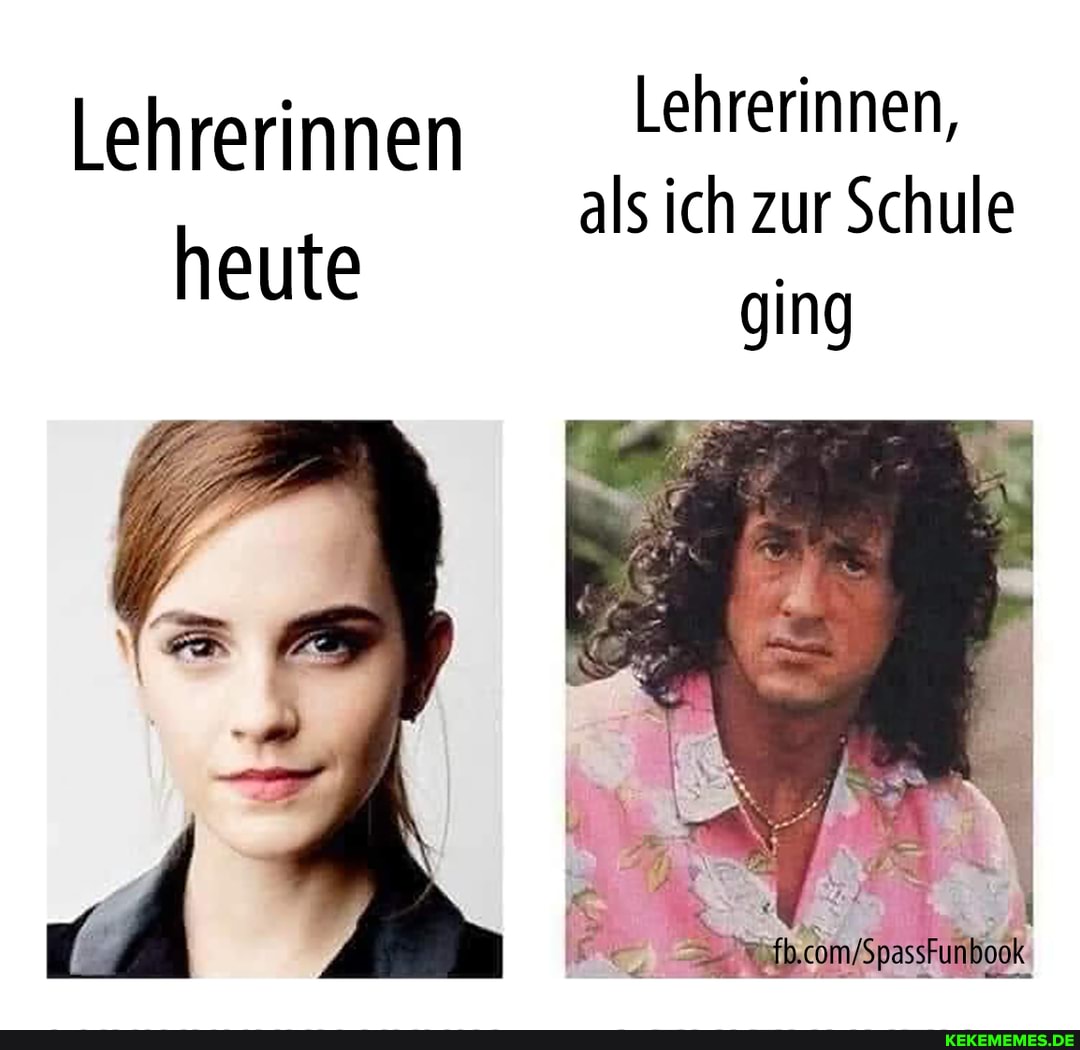 Lehrerinnen (reinen, als ich zur Schule
ging