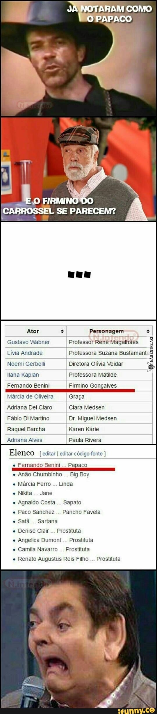Eh
CARROSSEL SE PARECEM?