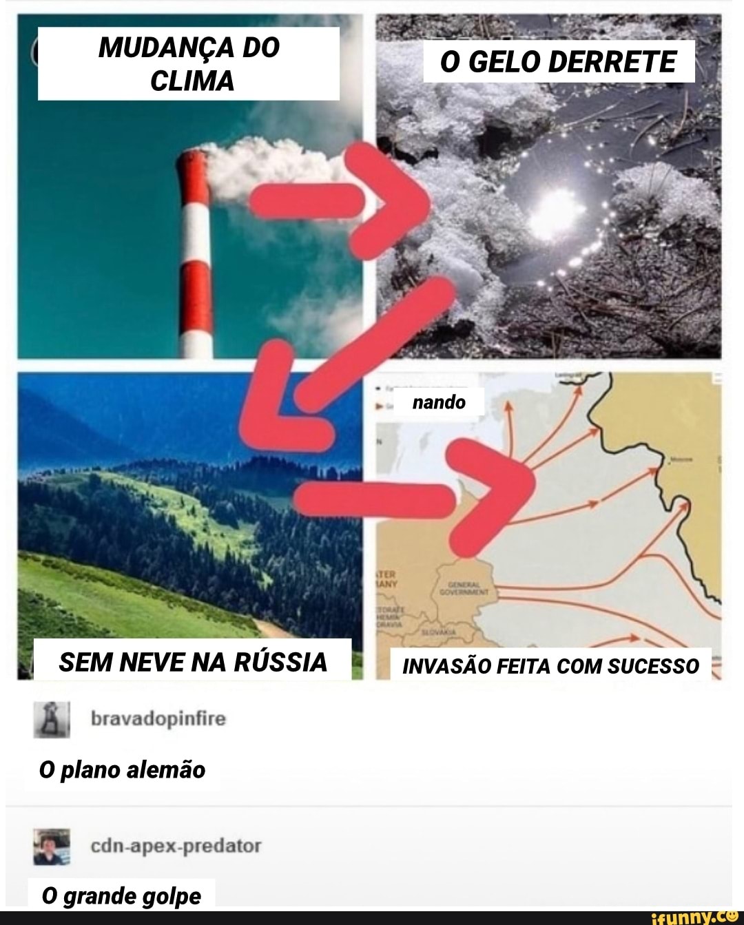 GELO
MUDANÇA DO CLIMA
nando
SEM NEVE NA RÚSSIA INVASÃO FEITA COM SUCESSO
ss
bravadopinfire
O plano alemão
cdn.apex predator
O grande golpe
