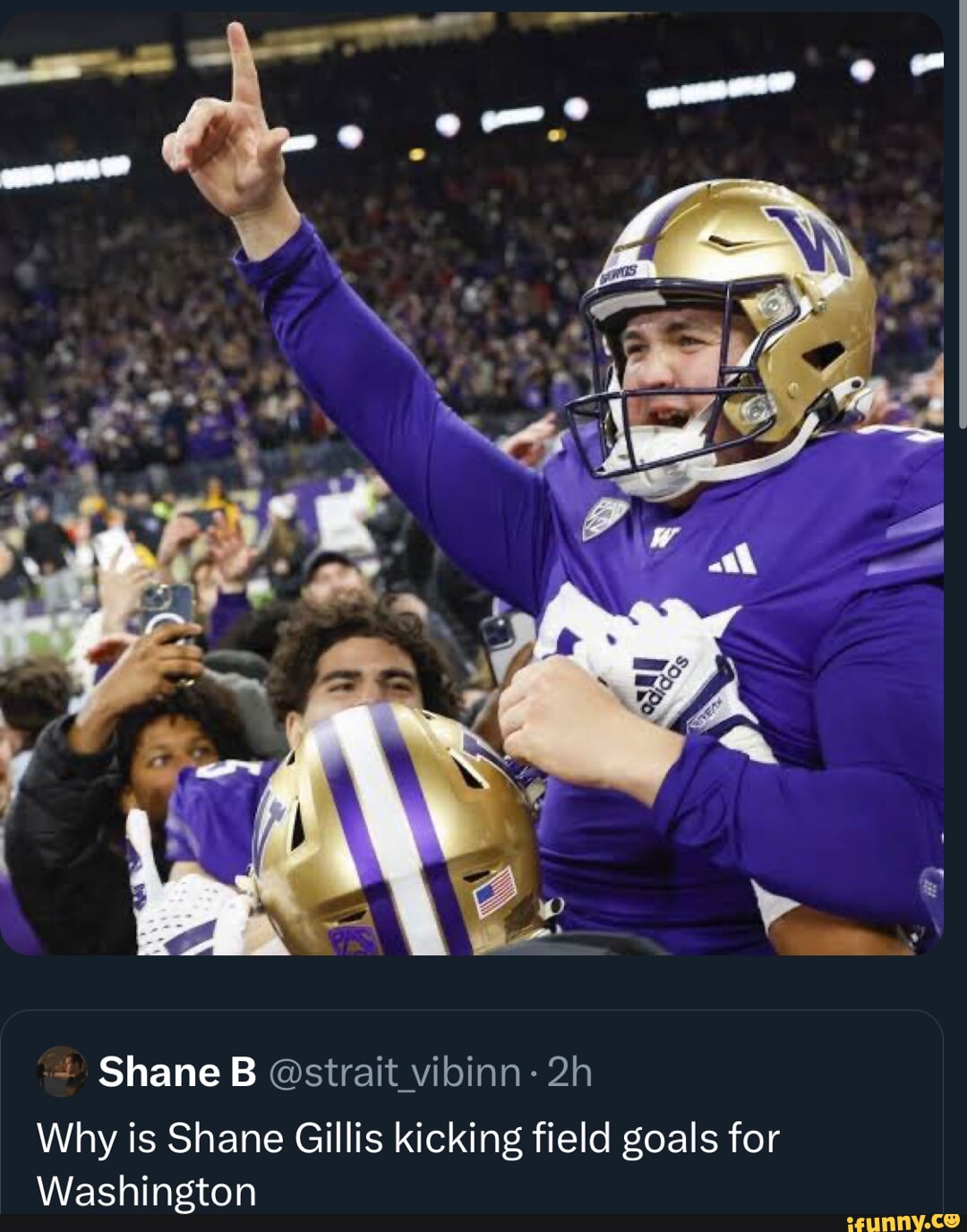 + Shane B @strait vibinn- Why is Shane Gillis kicking field goals for ...