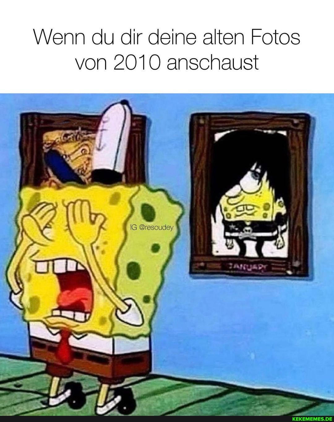 Wenn du dir deine alten Fotos
von 2010 anschaust