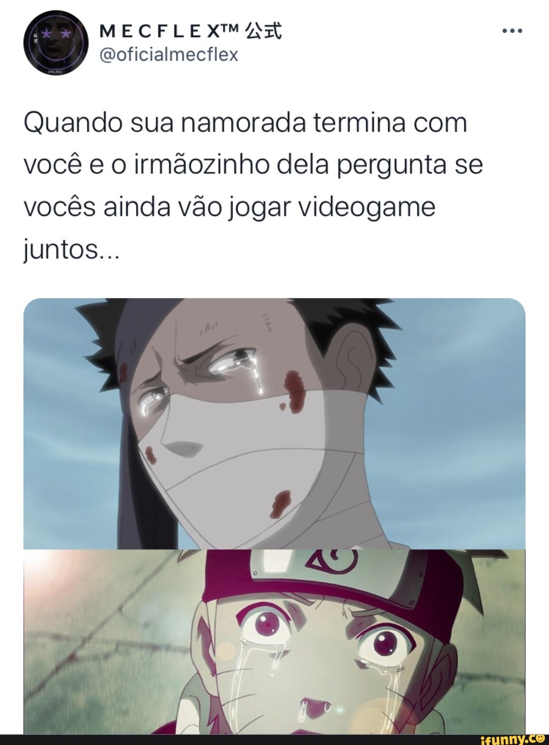 Quando sua namorada termina com você o irmãozinho dela pergunta se vocês ainda vão jogar videogame juntos...