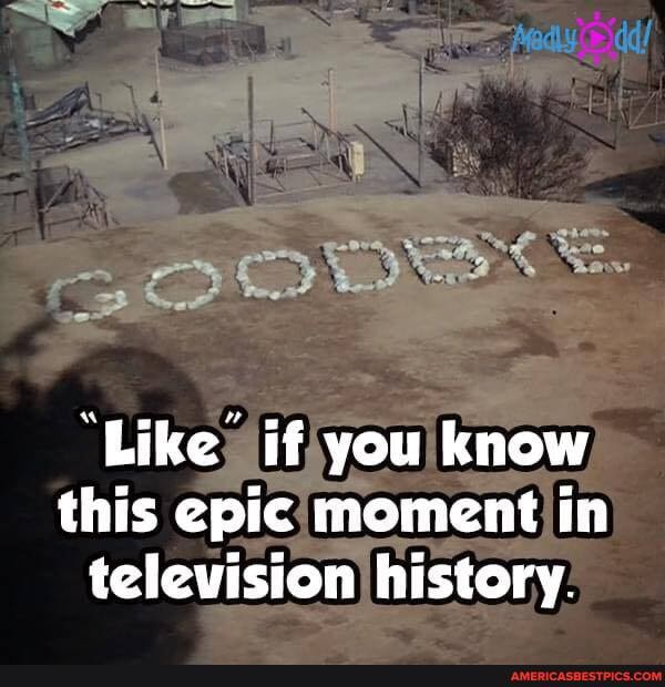 'Like if you know this epic moment in television history.