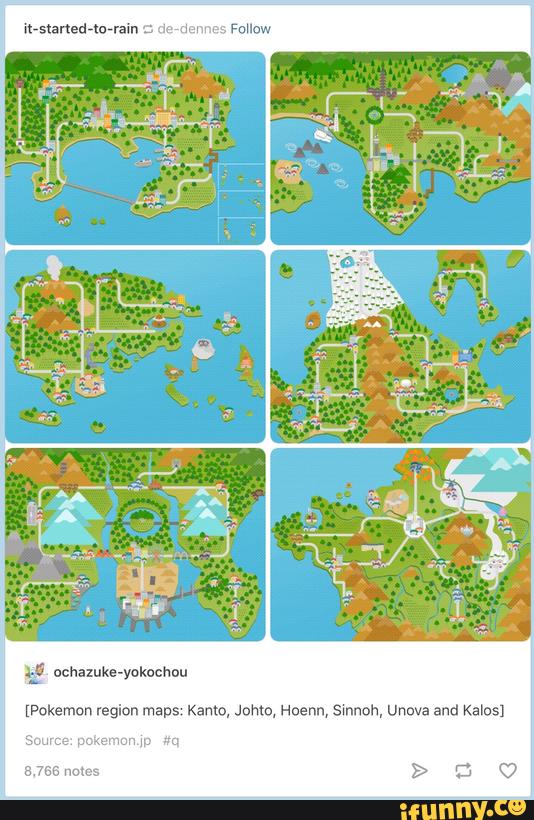 Kanto Johto Hoenn Sinnoh Pokemon Go