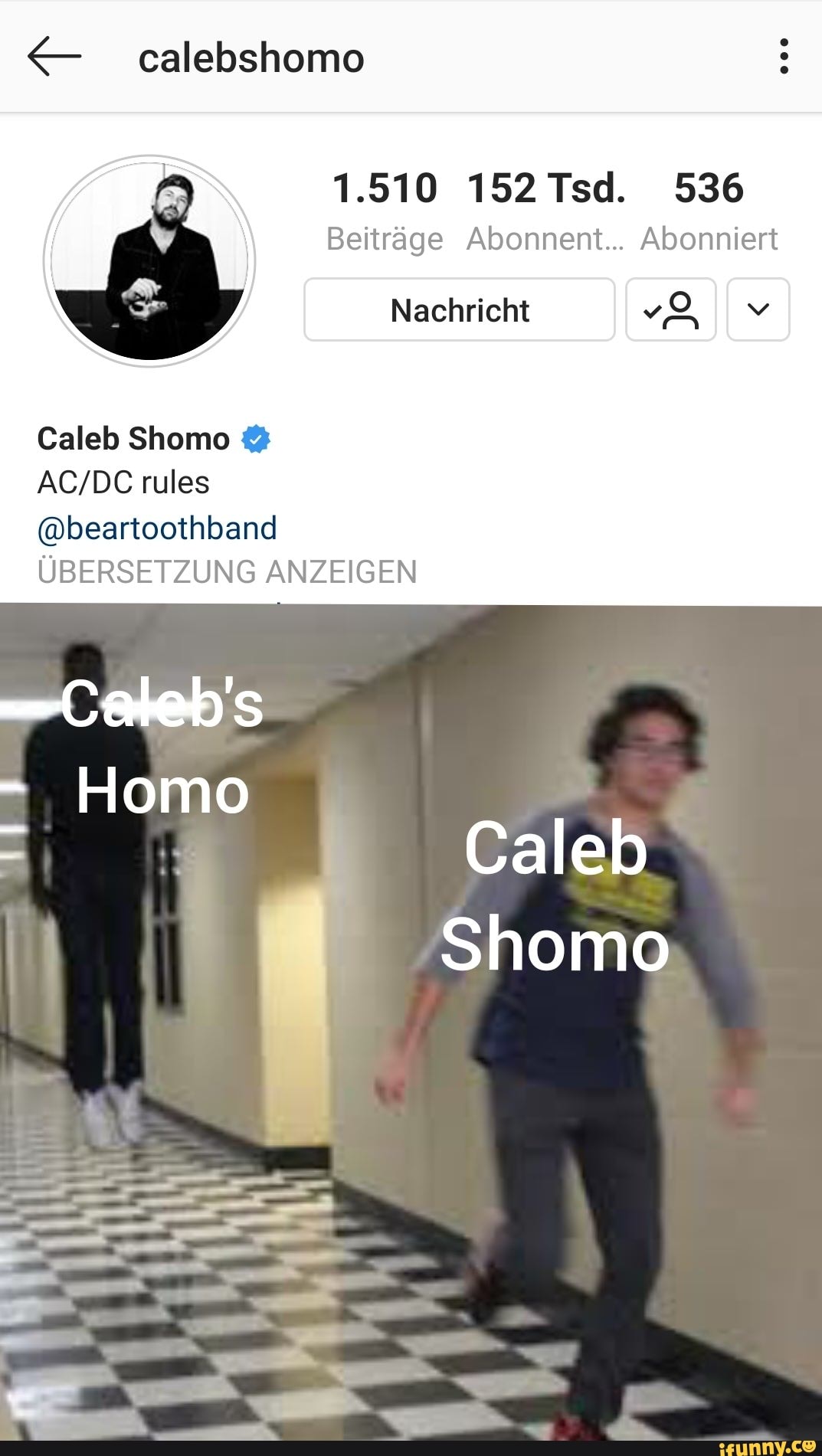 Beitráge Abonnent... Abonniert
Caleb Shomo AC/DC rules
@beartoothband
UBERSETZUNG ANZEIGEN