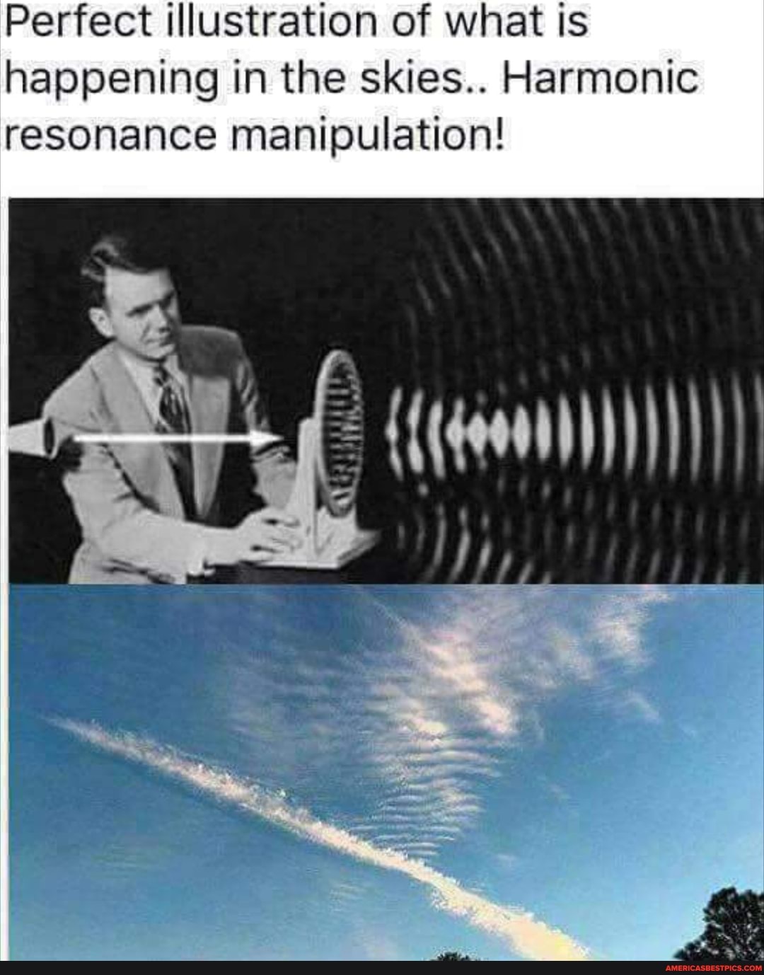 Perfect illustration of what is happening in the skies.. Harmonic resonance manipulation!
ft,