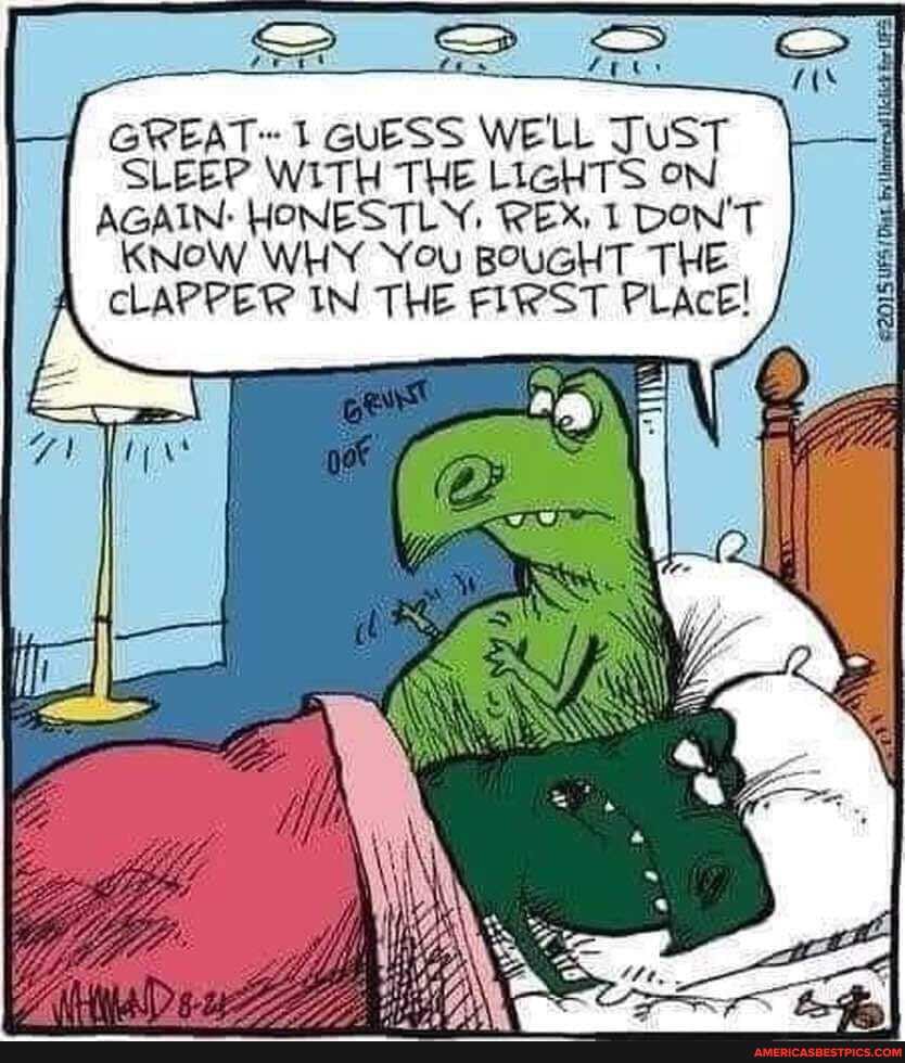 GREAT 1 GUESS WELL JUST
SLEEP WITH THE LIGHTS ON GAIN: HONESTLY, EX: 1 DON'T KNOW WHY You BOUGHT THE
CLAPPER IN THE FIRST PLAcE!