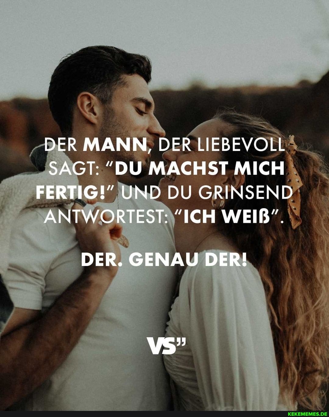 Du machst mich traurig