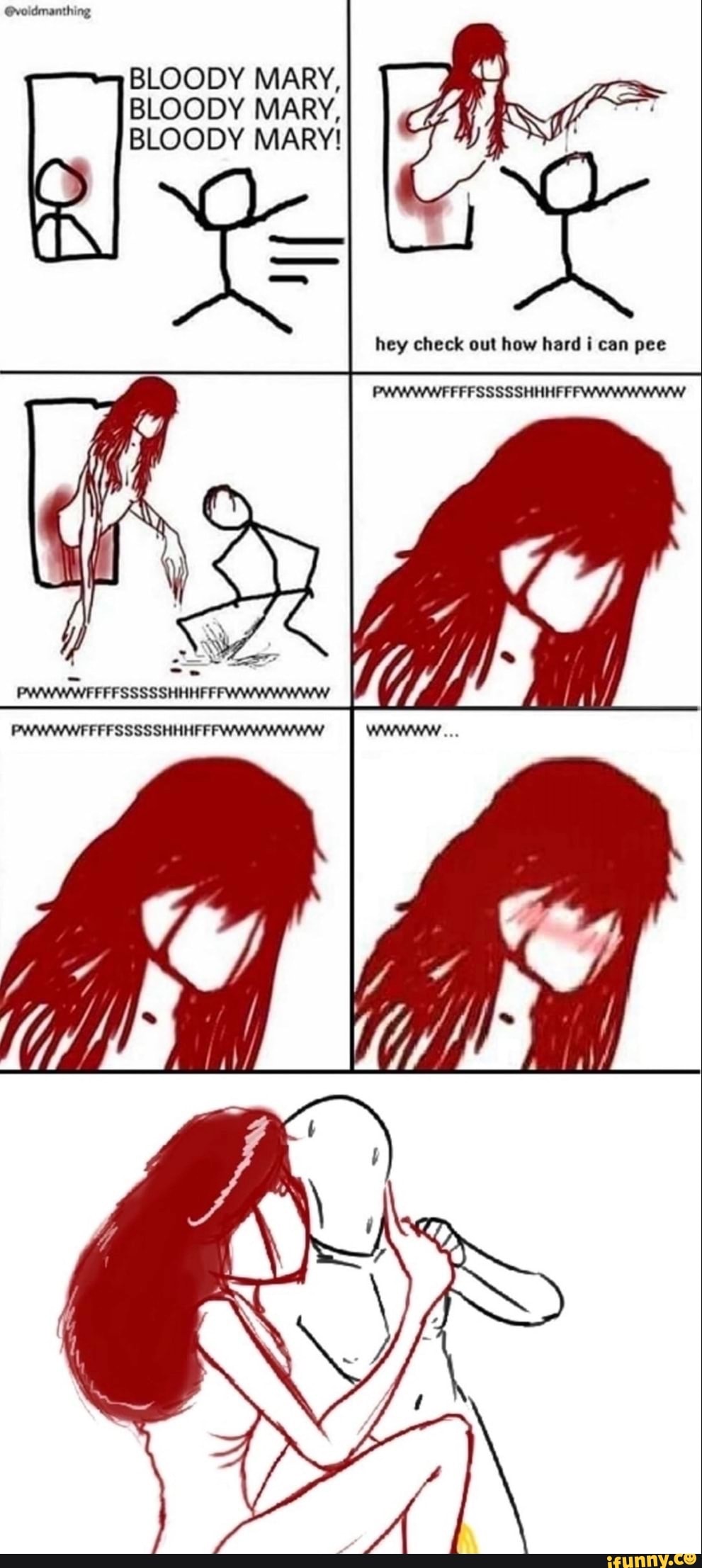 BLOODY MARY, BLOODY MARY, BLOODY MARY! hey cheek out hew hard i cam pee