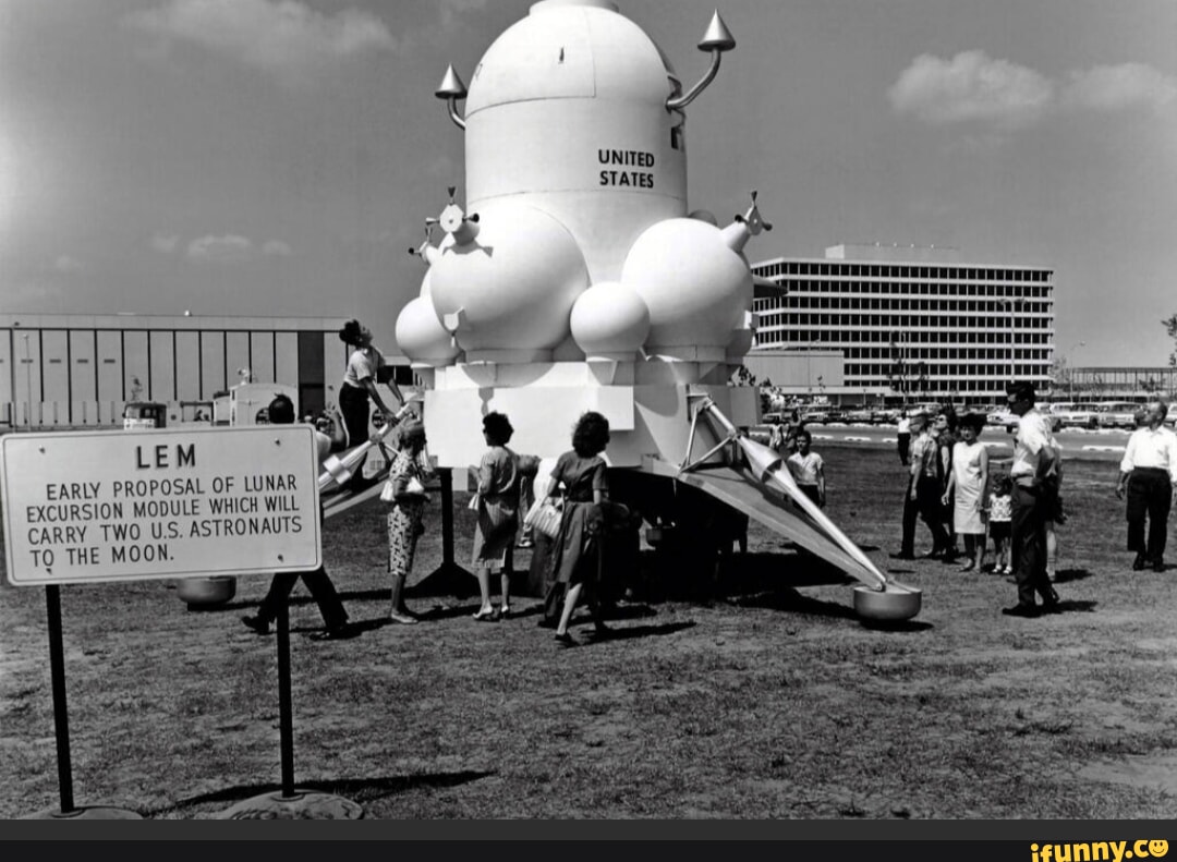 UNITED STATES LEM EARLY PROPOSAL OF LUNAR EXCURSION MODULE WHICH WILL ...