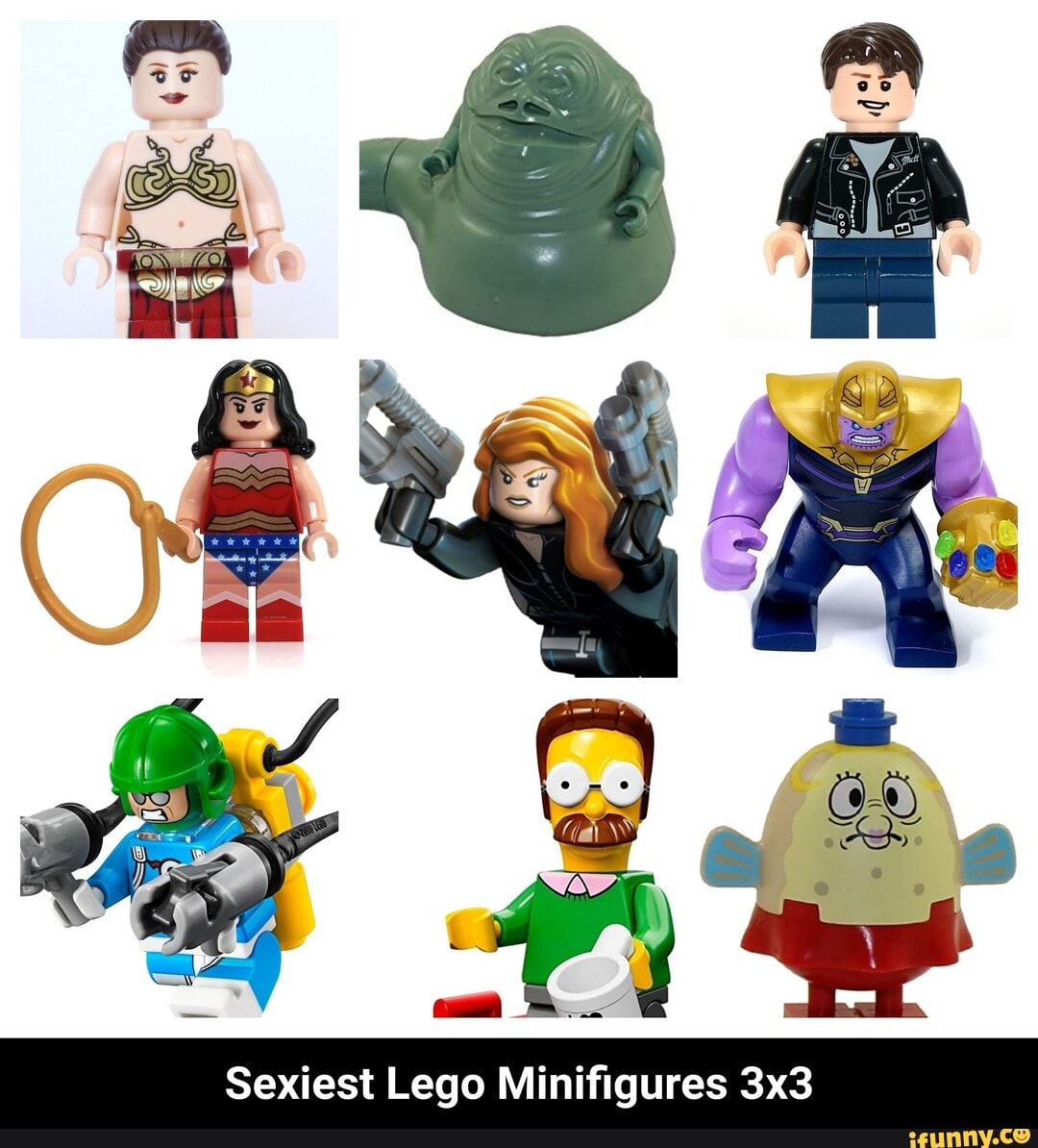 Sexiest Lego Minifigures - Sexiest Lego Minifigures 3x3 - iFunny