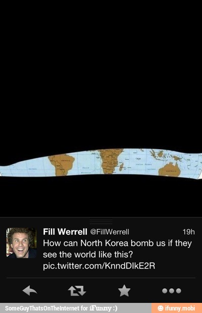 How North Korea bomb us if they
see the world like this?
pic.twitter.com/KnndDIkE2R