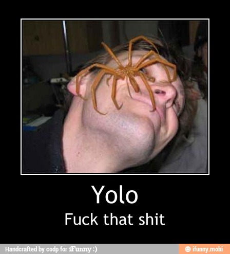 Fuck that shit - Yolo
Fuck that shit