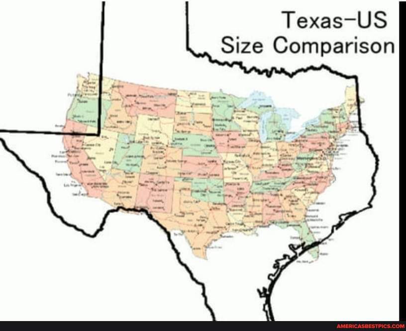 Texas-US Size Comparison - America’s best pics and videos