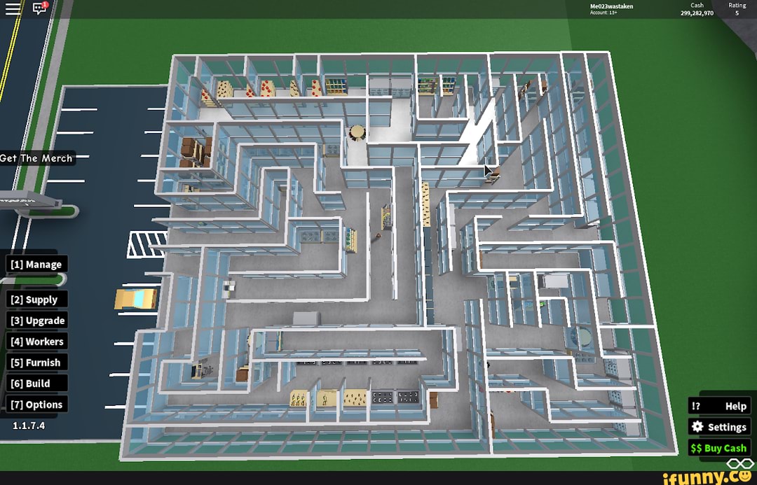 The Maze Of A Store I Built In The Retail Tycoon On Roblox Ifunny - roblox retail tycoon co owner