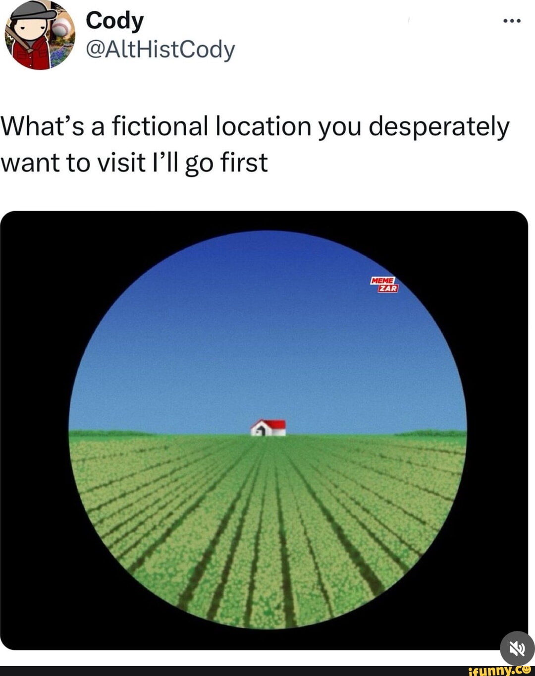 What's a fictional location you desperately want to visit I'll go first ...