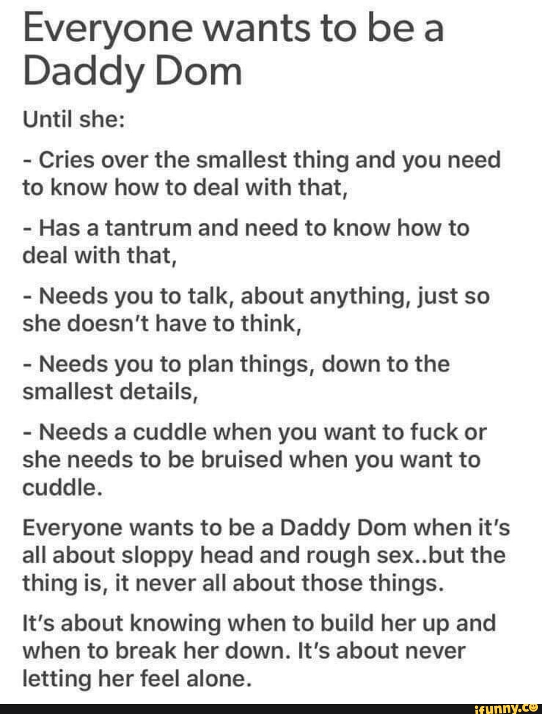 How To Be A Daddy Dom