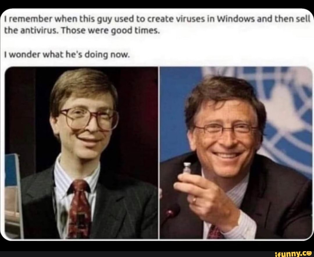 remember when this guy used to create viruses in Windows and then sell the antivirus. Those were good times.
wonder what he's doing now