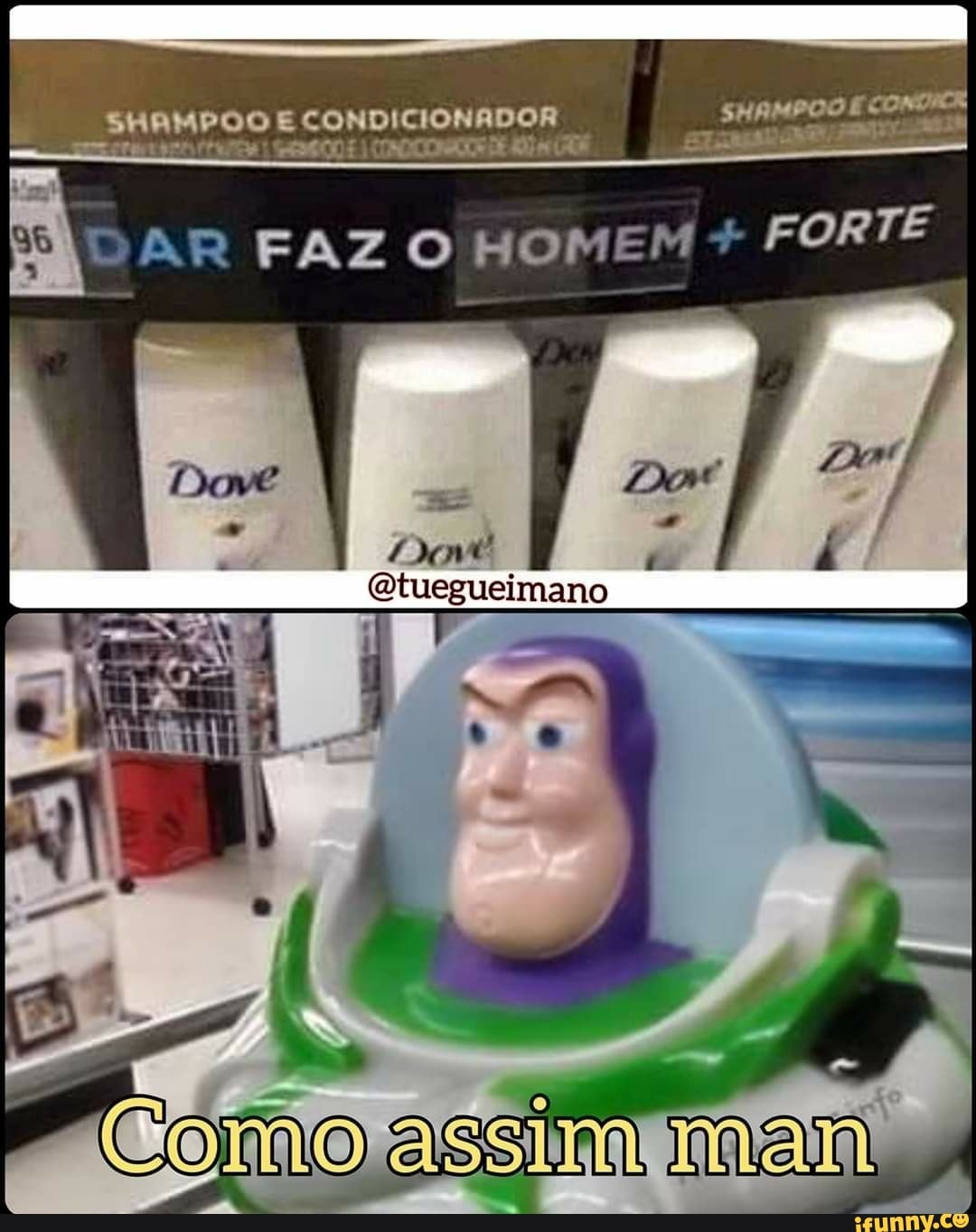 SHAMPOO CONICR
OO E
CONDICIONADOR
a. AR FAZ O HOMEM FORTE
Corno assim mam
