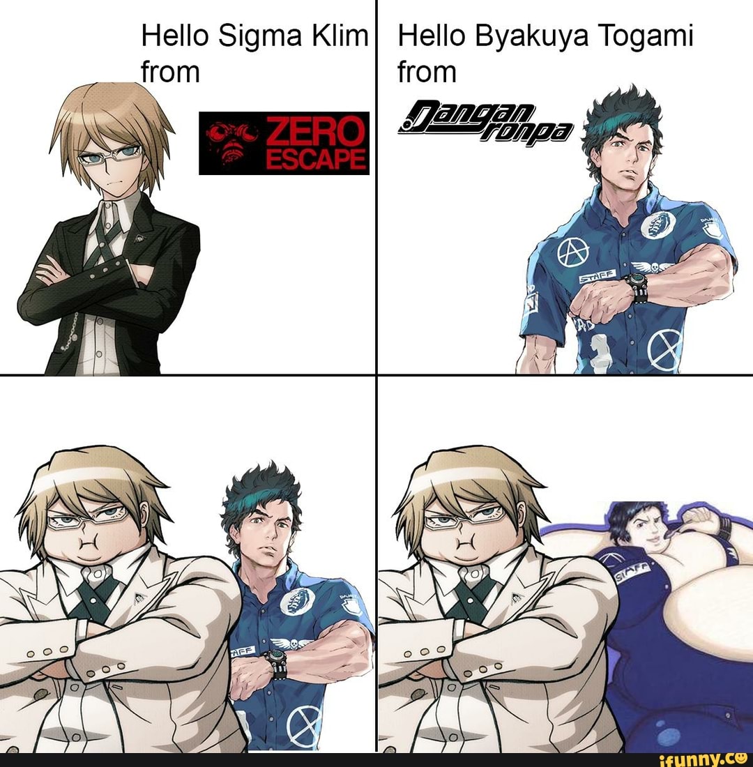 Hello Sigma KlimI Hello Byakuya Togami.