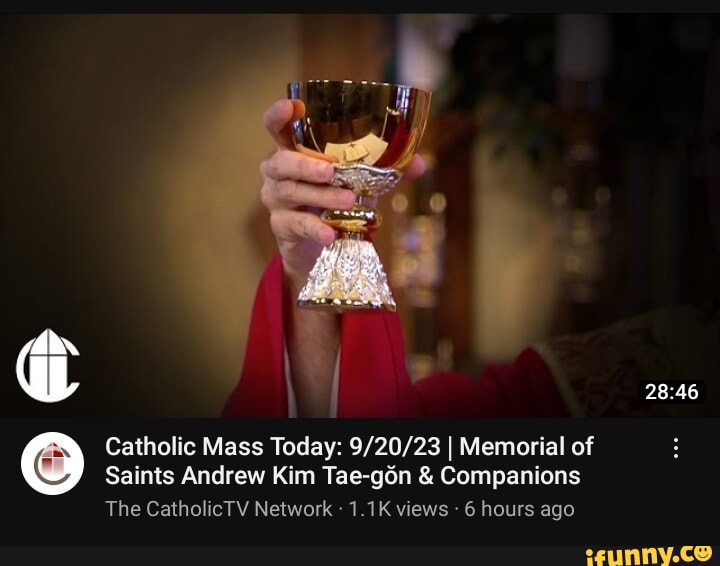 Catholic Mass Today I Memorial of Saints Andrew Kim Taeg6n