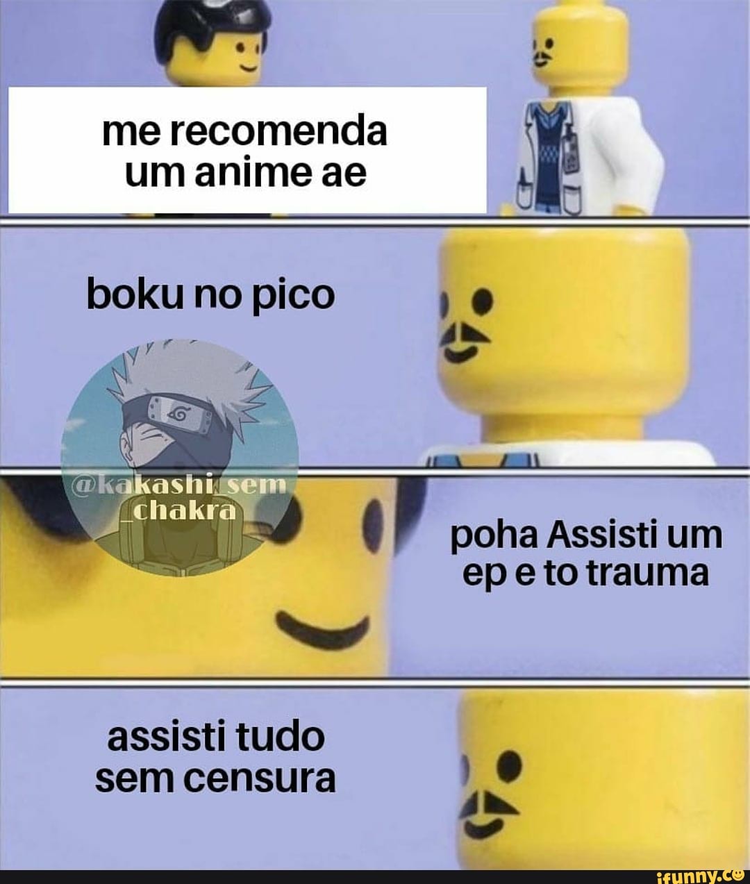 Me recomenda um anime ae boku no pico poha Assisti um epe to trauma assisti  tudo sem censura - iFunny