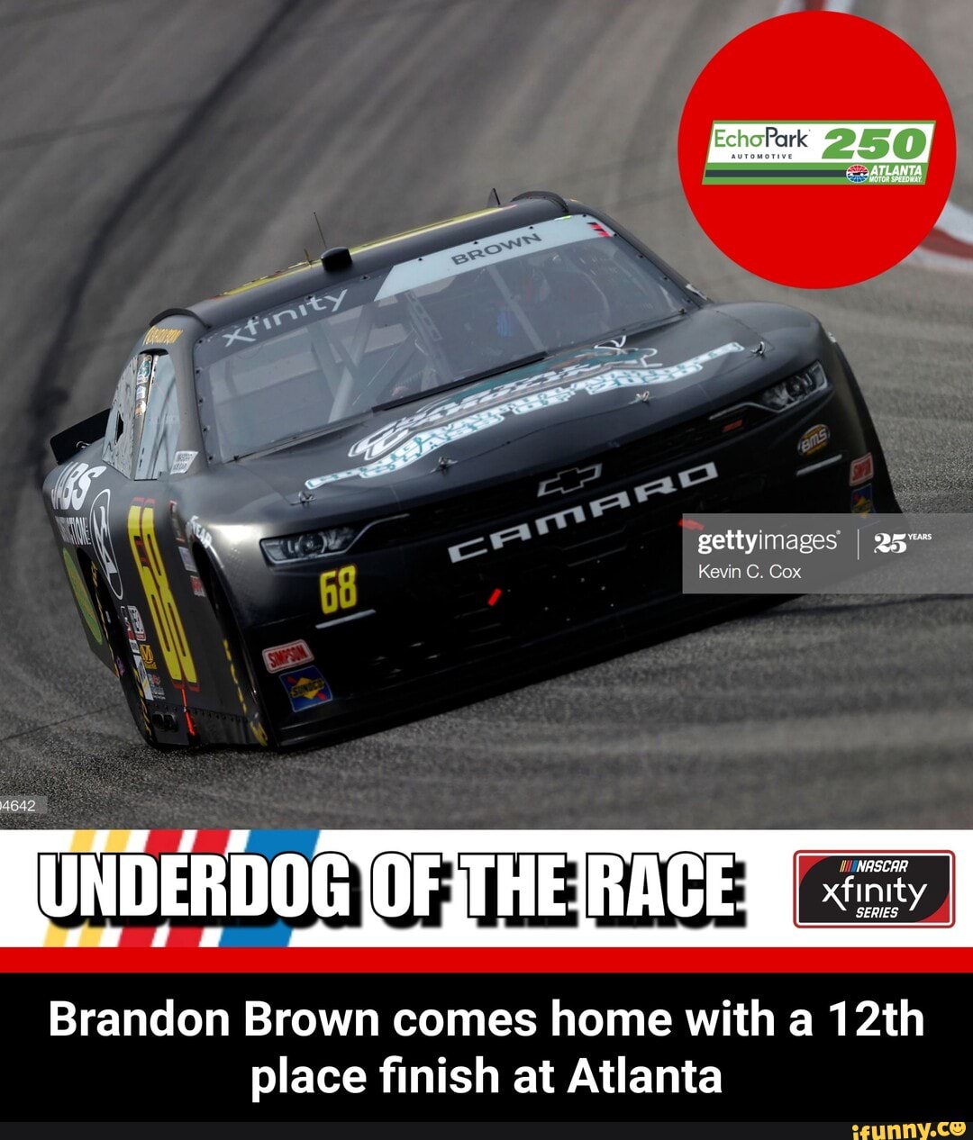 Atlanta
Brandon Brown comes home with a 12th
place finish at - Brandon Brown comes home with a 12th place finish at Atlanta